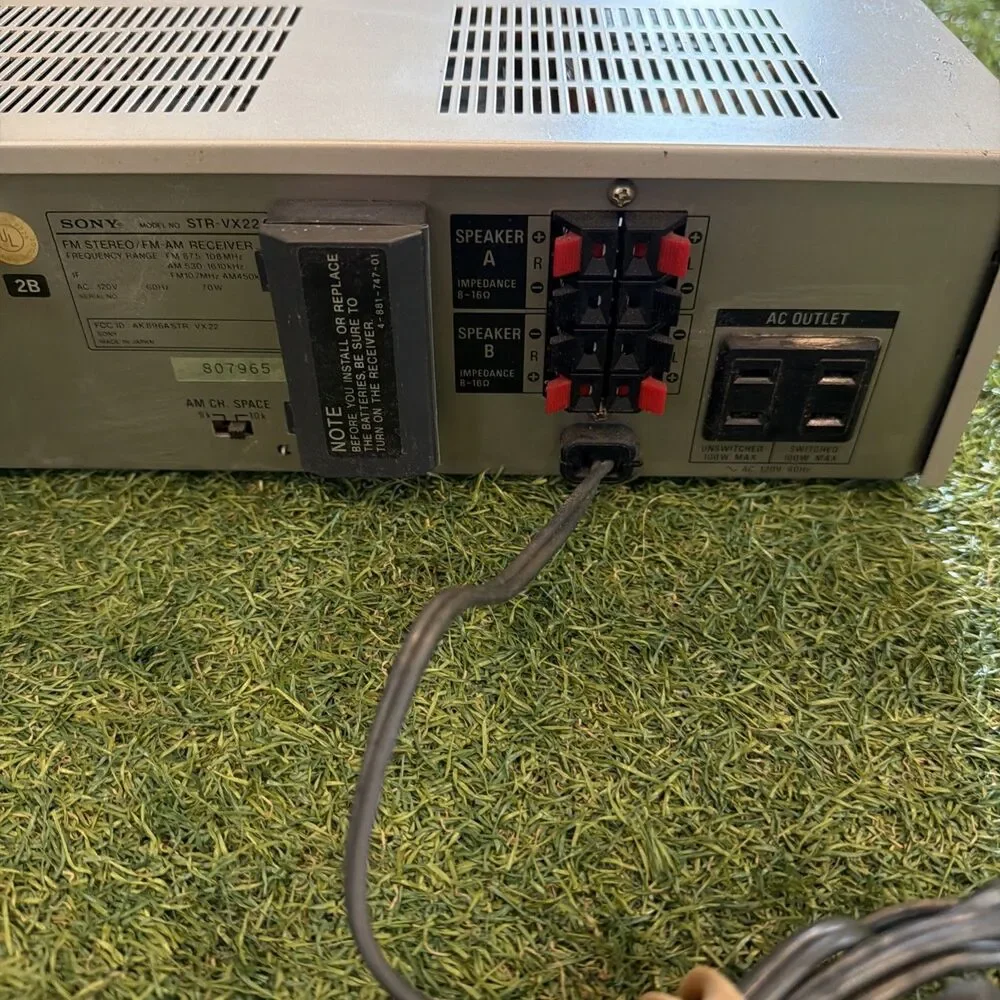 Sony STR-VX22 FM Stereo/FM-AM Receiver Vintage Working Japan
